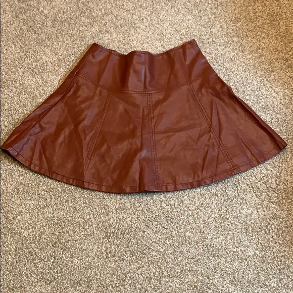NWT Faux Leather Mini Skirt - Picture 1 of 5